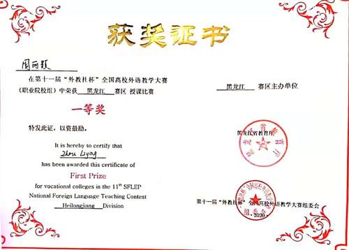 师范类专业技能大赛（周丽颖）